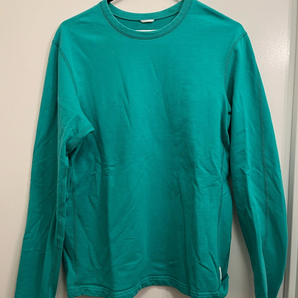 Reigning Champ Teal Lightweight Terry Crewneck